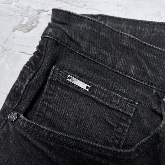 Studio de Vestiti Eleganti Moto Jeans SIZE 38 x 32 Black Denim RUNS SMALL - Picture 5 of 15